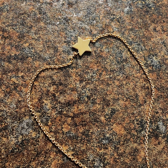 EMPORIO ARMANI brand Rose Gold tone bracelet with crystal star - Picture 4 of 6